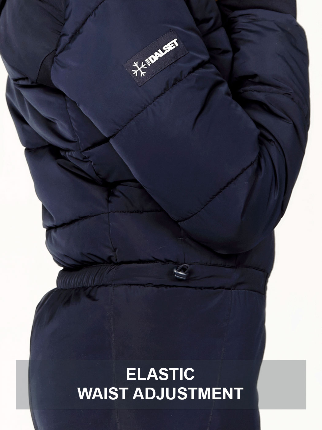 Winter-suit-elastic-waist-adjustment-blue-The-Dalset